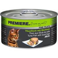 PREMIERE Fine Filets Thunfisch mit Wachtelei 48x100 g PREMIERE Fine Filets Thunfisch mit Wachtelei 48x100 g von Premiere