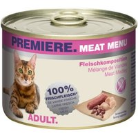 PREMIERE Meat Menu Adult Fleischkomposition 12x200 g von Premiere