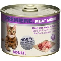PREMIERE Meat Menu Adult Kalb & Huhn 12x200 g von Premiere