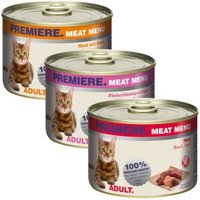 PREMIERE Meat Menu Adult Mixpaket 6x200g von Premiere