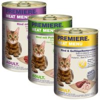 PREMIERE Meat Menu Adult Mixpaket 6x400g Mixpaket 2 von Premiere