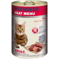 PREMIERE Meat Menu Adult Rind 12x400 g von Premiere