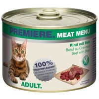 PREMIERE Meat Menu Adult Rind mit Reh 24x200 g PREMIERE Meat Menu Adult Rind mit Reh 24x200 g von Premiere