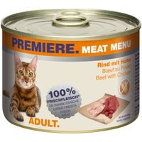 PREMIERE Meat Menu Adult Rind & Huhn 12x200 g von Premiere