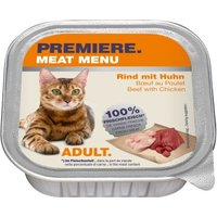 PREMIERE Meat Menu Adult Rind & Huhn 32x100 g von Premiere