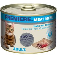 PREMIERE Meat Menu Adult Thunfisch & Huhn 6x200 g von Premiere