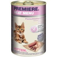 PREMIERE Meat Menu Kitten Fleischkomposition 6x400 g von Premiere