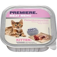 PREMIERE Meat Menu Kitten Fleischkomposition 32x100 g von Premiere