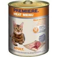 PREMIERE Meat Menu Nassfutter Katze Adult Rind und Huhn 24x800 g von Premiere