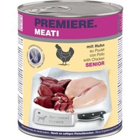 PREMIERE Meati Nassfutter Hund, Senior, Huhn 6x800 g von Premiere
