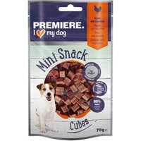 PREMIERE Mini Cubes Huhn mit Karotte & Spinat 10x70g von Premiere