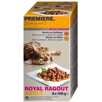 PREMIERE Nassfutter Katze Multipack 8x100g Royal Ragout mit Geflügel und Huhn PREMIERE Nassfutter Katze Multipack 8x100g Royal Ragout mit Geflügel und Huhn von Premiere