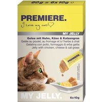 PREMIERE MyJelly Huhn,Käse&Katzengras 6x10g PREMIERE MyJelly Huhn,Käse&Katzengras 6x10g von Premiere