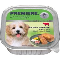 PREMIERE Petit Gourmet Schlemmerkern Rind, Schinken und Ei 44x150 g von Premiere