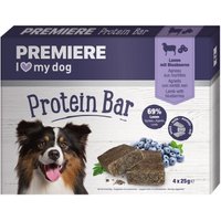 PREMIERE Proteinriegel 4x25 g Lamm mit Blaubeeren von Premiere