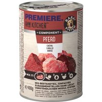 PREMIERE RAW KITCHEN Nassfutter Hund Adult Component, Pferd 6x400 g von Premiere