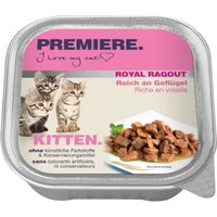 PREMIERE Royal Ragout Kitten Reich an Geflügel 16x100 g von Premiere