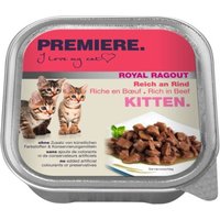 PREMIERE Royal Ragout Kitten Reich an Rind 16x100 g von Premiere
