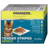 PREMIERE Tender Stripes Adult Multipack 12x85g von Premiere