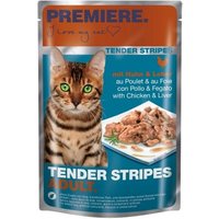 PREMIERE Tender Stripes Huhn und Leber 56x85 g von Premiere