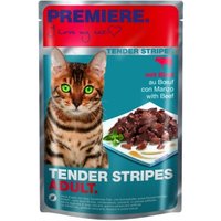 PREMIERE Tender Stripes Nassfutter Katze Adult Rind 112x85 g PREMIERE Tender Stripes Nassfutter Katze Adult Rind 112x85 g von Premiere