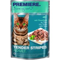 PREMIERE Tender Stripes Nassfutter Katze Adult Thunfisch 112x85 g PREMIERE Tender Stripes Nassfutter Katze Adult Thunfisch 112x85 g von Premiere