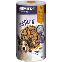 PREMIERE Topping Crumble 6x60 g Hühnerleber mit Karotte von Premiere