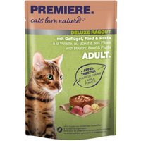PREMIERE cats love nature Deluxe Ragout mit Geflügel, Rind & Pasta 24x100 g von Premiere