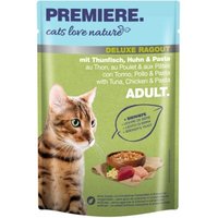 PREMIERE cats love nature Deluxe Ragout mit Thunfisch, Huhn & Pasta 48x100 g von Premiere