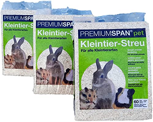 Premiumspan Vorteilspaket 3 x pet Kleintier-Streu Hobelspäne, 60l – 3.5 kg… Premiumspan Vorteilspaket 3 x pet Kleintier-Streu Hobelspäne, 60l – 3.5 kg… von Premiumspan