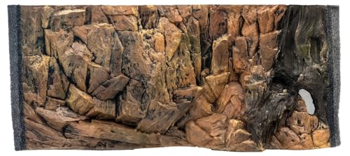 Prestivio Aquarium Hintergrund 3D, Rückwand 100x40 cm Hintergrund, Strukturwand, Felsoptik, Handgefertigte Strukturwand für Aquarien, Sicher für Tiere, Fischsicher Einfacher Einbau, Naturstein Design Prestivio Aquarium Hintergrund 3D, Rückwand 100x40 cm Hintergrund, Strukturwand, Felsoptik, Handgefertigte Strukturwand für Aquarien, Sicher für Tiere, Fischsicher Einfacher Einbau, Naturstein Design von Prestivio