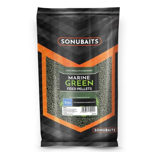 Preston Sonubaits Meeresgrüne Futterpellets, 900 g (6 mm) von Preston