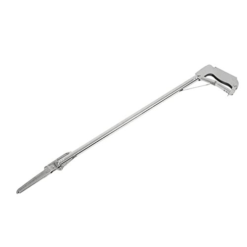 Pretfy 75 cm Edelstahlkrabbenzange, Tragbare Multifunktionale Lange Fischzange für Meeresfrüchte und Tintenfische (#1) von Pretfy