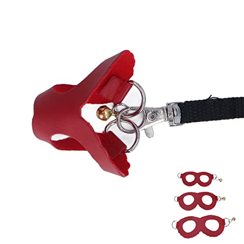 Pretfy Hamster -Kabelbaum -Leder Premium Lösung Kleines Weichset mit Guinea Liefert Glockenpeakstiere Schwein für Ratte Optimiert für Maximale Effizienz (Rot) von Pretfy