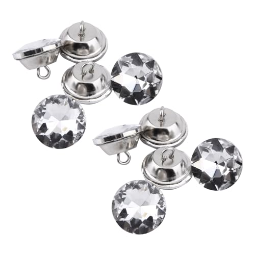 Pretfy Kristalldiamante Professionelle Lösung Runde Glänzende Zink Stylish Dress Accessoire Pack Dekorative 50pcs - Essentielles Ersatzteil (20 mm) von Pretfy