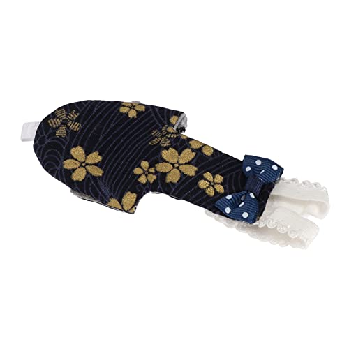 Pretfy Vogelwindel Einstellbare Advanced Tool Cockatiels Kostüm Kleidung Outfit Windel Macaw Birds Haustier Pilot Blumenanzüge Muster Flossen Golden Papageien Avian (M Versteckte goldene Blumen) von Pretfy