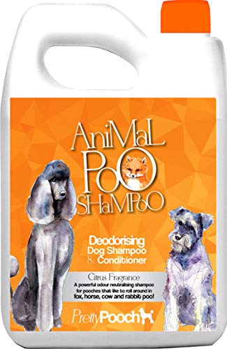 Pretty Pooch® Animal Fox Poo Shampoo & Conditioner für Hunde - 5 Liter (Zitrusduft) - EIN sensibler Geruch Neutralisierendes Hundeshampoo für riechende Hunde - beseitigt Fox Poo & andere Gerüche von Pretty Pooch