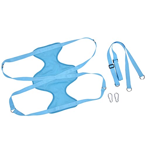 Prevessel Haustierpflege-Hängematte, atmungsaktiv, weich, Größe M, für Hunde und Katzen, Nagelknipser, zum Baden von Zähnen, Ohren (blau) von Prevessel