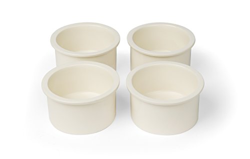PREVUE PET Products Keramik 4 Schale Ersatz Becher-Set, Bone Weiß von Prevue Hendryx