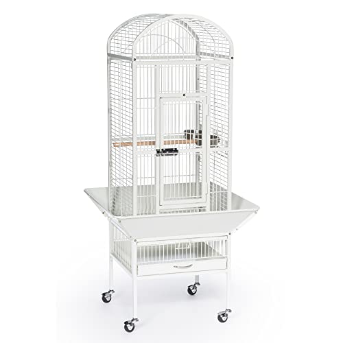 Prevue Pet Products 34512 Dometop Vogelkäfig, klein, kreideweiß von Prevue