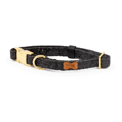 Preziosi Pet - Atmungsaktives Hundehalsband, Größe XS, aus Stoff mit Glitzereffekt, innen Nylon, strapazierfähiges und verstellbares Halsband, Halsband für Erwachsene und Welpen Preziosi Pet - Atmungsaktives Hundehalsband, Größe XS, aus Stoff mit Glitzereffekt, innen Nylon, strapazierfähiges und verstellbares Halsband, Halsband für Erwachsene und Welpen von Preziosi Pet