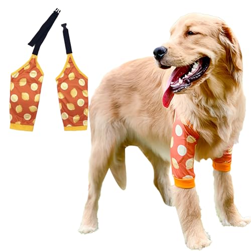 PriPre Hunde-Knieschutzpolster für Schwielen, Hundekniebandage, vordere Ellenbogenstütze, Hundeärmel für Wunden, Hundearm, Schwiele, Behandlung für mittelgroße und große Hunde mit Schal (große PriPre Hunde-Knieschutzpolster für Schwielen, Hundekniebandage, vordere Ellenbogenstütze, Hundeärmel für Wunden, Hundearm, Schwiele, Behandlung für mittelgroße und große Hunde mit Schal (große von PriPre