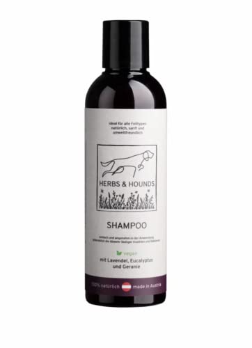 Hundeshampoo VEGAN 200 ml - mildes & beruhigendes Shampoo für alle Hunderassen - nachhaltige Fellpflege - ohne Parabene von Pride Dogs