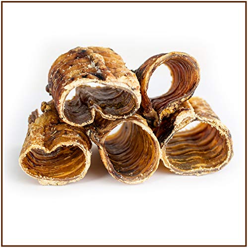 Büffelstrossen kurz 1000g - Premium Kausnack für Hunde von PrideDogs - Zahnpflege - 100% Deutsche Herstellung - geruchsneutraler Beutel - Natur Leckerli von Pride Dogs