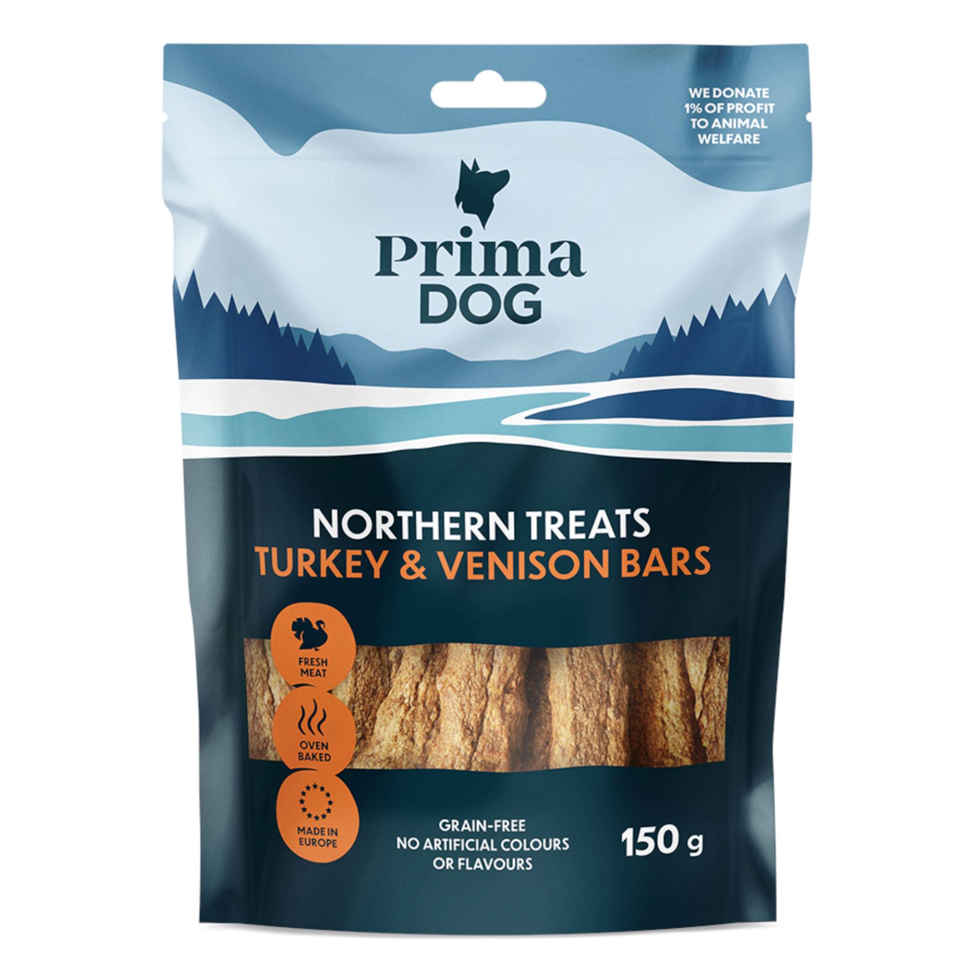 PrimaDog Northern Snack - Truthahn & Wildfleisch (150 g) von PrimaDog