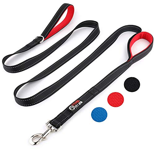 Primal Pet Gear Hundeleine, 2,4 m lang, schwarz, gepolstert, Zwei Griffe, robust, doppelte Griffe, Leine für Kontrolle und Sicherheit, für große Hunde oder mittelgroße Hunde, doppelte Griffe, Leinen Primal Pet Gear Hundeleine, 2,4 m lang, schwarz, gepolstert, Zwei Griffe, robust, doppelte Griffe, Leine für Kontrolle und Sicherheit, für große Hunde oder mittelgroße Hunde, doppelte Griffe, Leinen von Primal Pet Gear