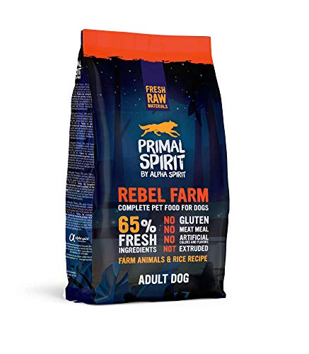 Primal Spirit8436586310882 65% Rebel Fram Futter für Erwachsene Hunde, 1 kg von Primal Spirit Foods