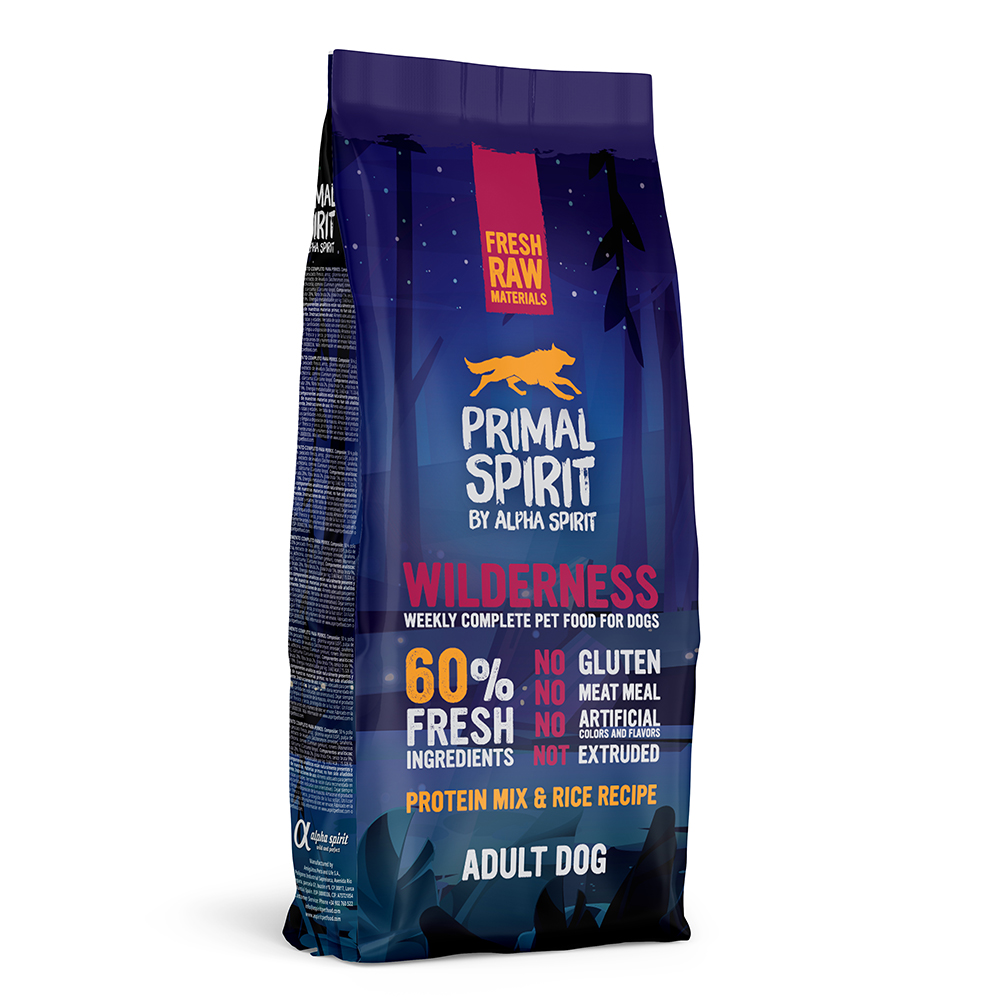 Primal Spirit 60% Wilderness Hundefutter - 12 kg von Primal