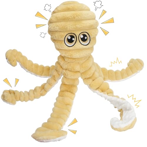 Prime Pets Hundespielzeug für große Hunde, 68,6 cm, extra groß, Plüsch-Oktopus-Hundespielzeug, knisternd, quietschendes Hundespielzeug für kleine, mittelgroße und große Hunde, Kauspielzeug zum Zerren Prime Pets Hundespielzeug für große Hunde, 68,6 cm, extra groß, Plüsch-Oktopus-Hundespielzeug, knisternd, quietschendes Hundespielzeug für kleine, mittelgroße und große Hunde, Kauspielzeug zum Zerren von Prime Pets