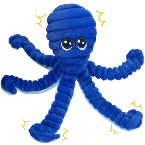 Prime Pets Quietschendes Hundespielzeug für große Hunde, 68,6 cm, extra großes Oktopus-Hundespielzeug, um sie zu beschäftigen, interaktives Plüsch-Kauspielzeug für kleine, mittelgroße und große Hunde von Prime Pets
